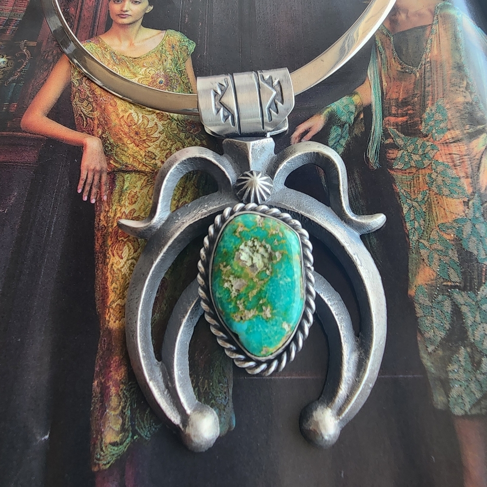 Chimney Butte Sonorian Gold Turquoise Naja NATIVE MADE